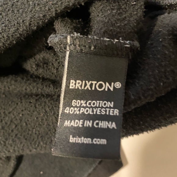 BRIXTON LOGO CREWNECK - BLACK - Picture 4 of 4